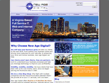 Tablet Screenshot of newagedigital.com